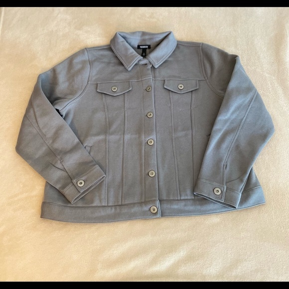 ***Relisted***Torrid Fleece Trucker Jacket - Sizes 1X & 2X - Picture 14 of 15
